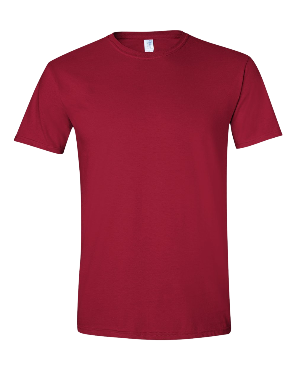 Bee Free Adult T-Shirt in cardinal red, front view.