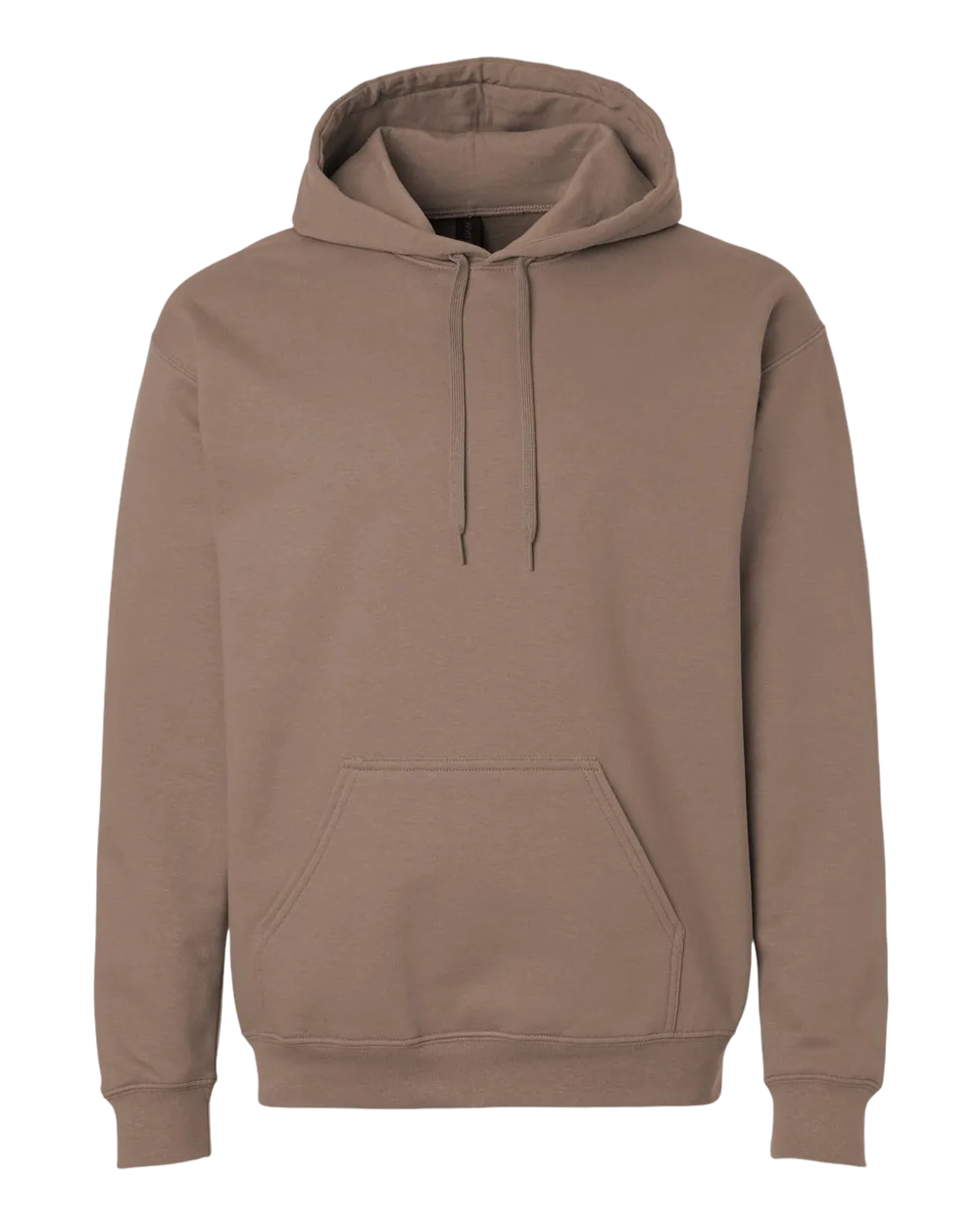 Adult Hoodie in brown savana, front view.